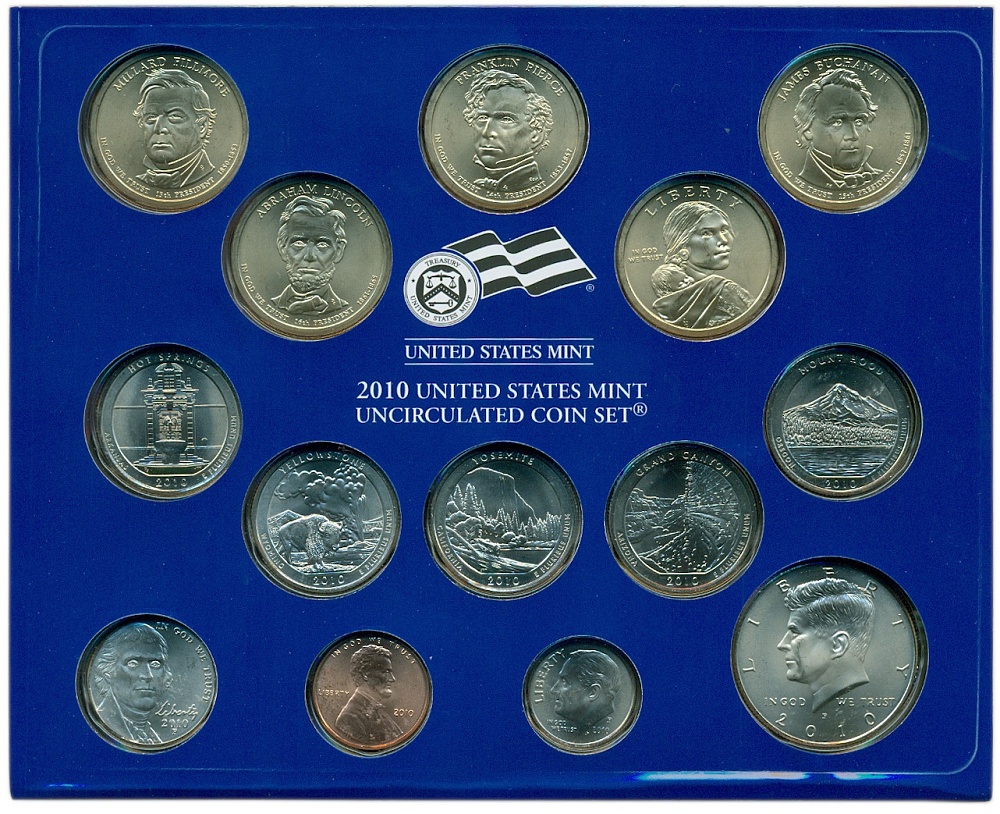 Набор монет 2010 года P США «Филадельфия» — Фото №1