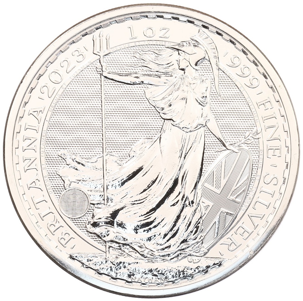 2 фунта 2023 года Великобритания «Британия» (Портрет Елизаветы II) — Фото №1