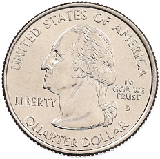 1/4 доллара (25 центов) 2004 года D США «Штаты и территории — Айова» — Фото №2