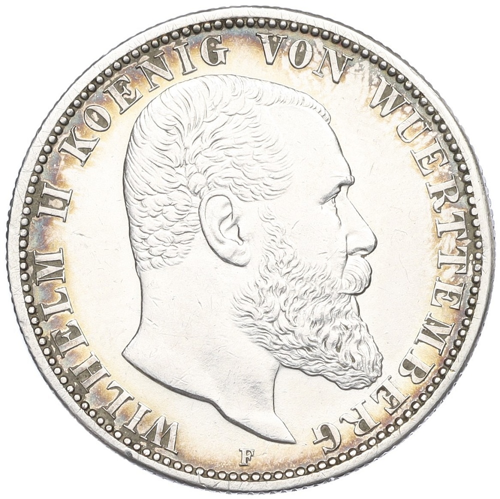 2 марки 1906 года Германия (Вюртемберг) — Фото №1