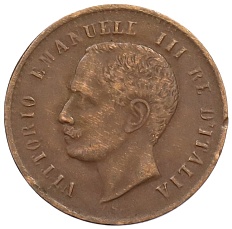 2 чентезимо 1906 года Италия — Фото №2