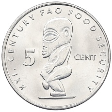 5 центов 2000 года Острова Кука «ФАО» — Фото №1