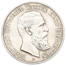 2 марки 1888 года A Германия (Пруссия — Фридрих III) — Фото №1