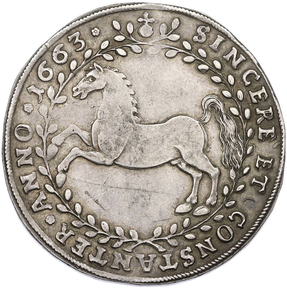 1 талер 1663 года Брауншвейг-Люнебург-Целле — Фото №1