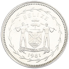 25 центов 1981 года Белиз — Фото №2