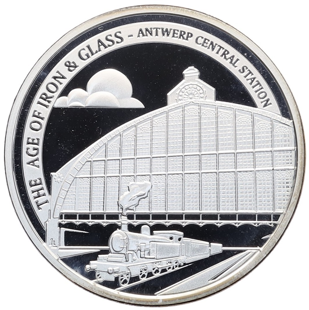 10 евро 2017 года Бельгия «Центральный вокзал Антверпена» — Фото №1