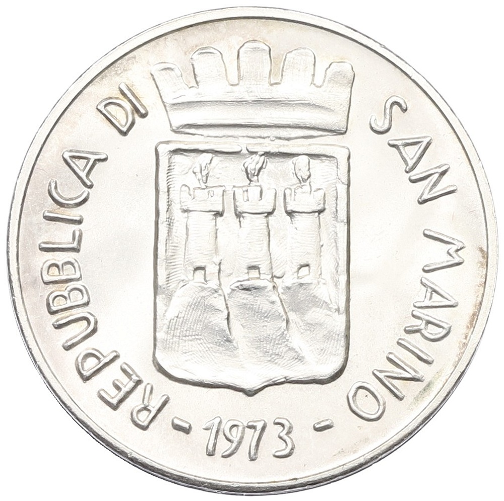 500 лир 1973 года Сан-Марино — Фото №2
