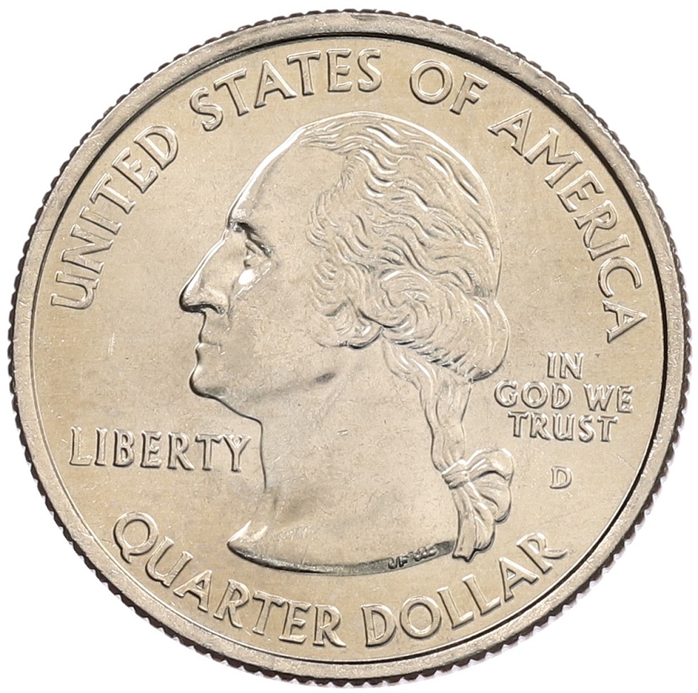 1/4 доллара (25 центов) 2003 года D США «Штаты и территории — Арканзас» — Фото №2