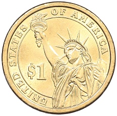 1 доллар 2008 года (Р) США «5-й президент США Джеймс Монро» — Фото №2
