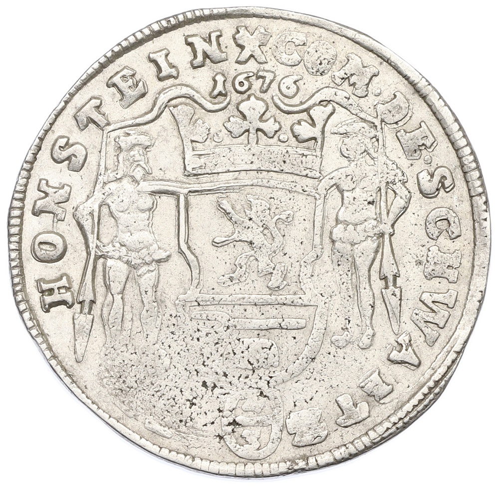 2/3 талера 1676 года Шварцбург-Зондерхаузен — Фото №2