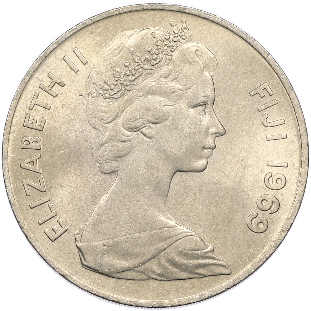 1 доллар 1969 года Фиджи — Фото №2