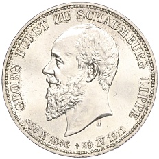 3 марки 1911 года А Германия (Шаумбург-Липпе) — Фото №1