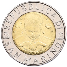 500 лир 1998 года Сан-Марино — Фото №2