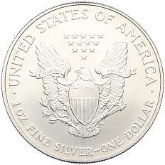 1 доллар 2007 года США «Шагающая Свобода» (Позолота) — Фото №2