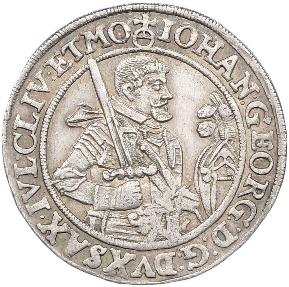 1/4 талера 1625 года Саксония — Иоганн Георг I — Фото №1