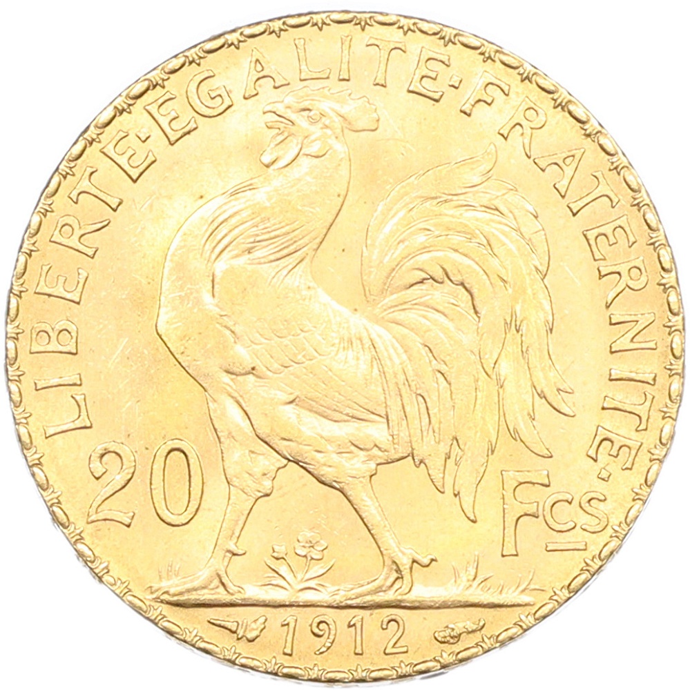 20 франков 1912 года Франция — Фото №1