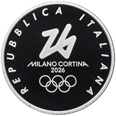 6 евро 2025 года Италия «Зимние Олимпийские игры 2026 года — Керлинг» — Фото №2