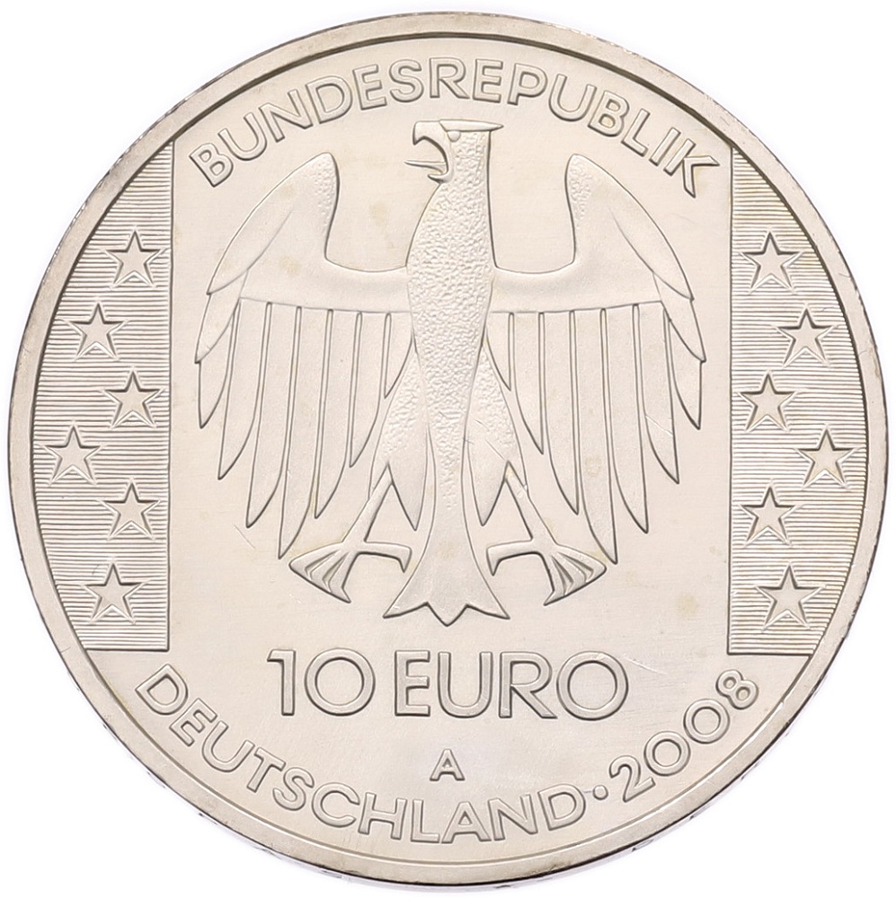 10 евро 2008 года A Германия «Небесный диск из Небры» — Фото №2