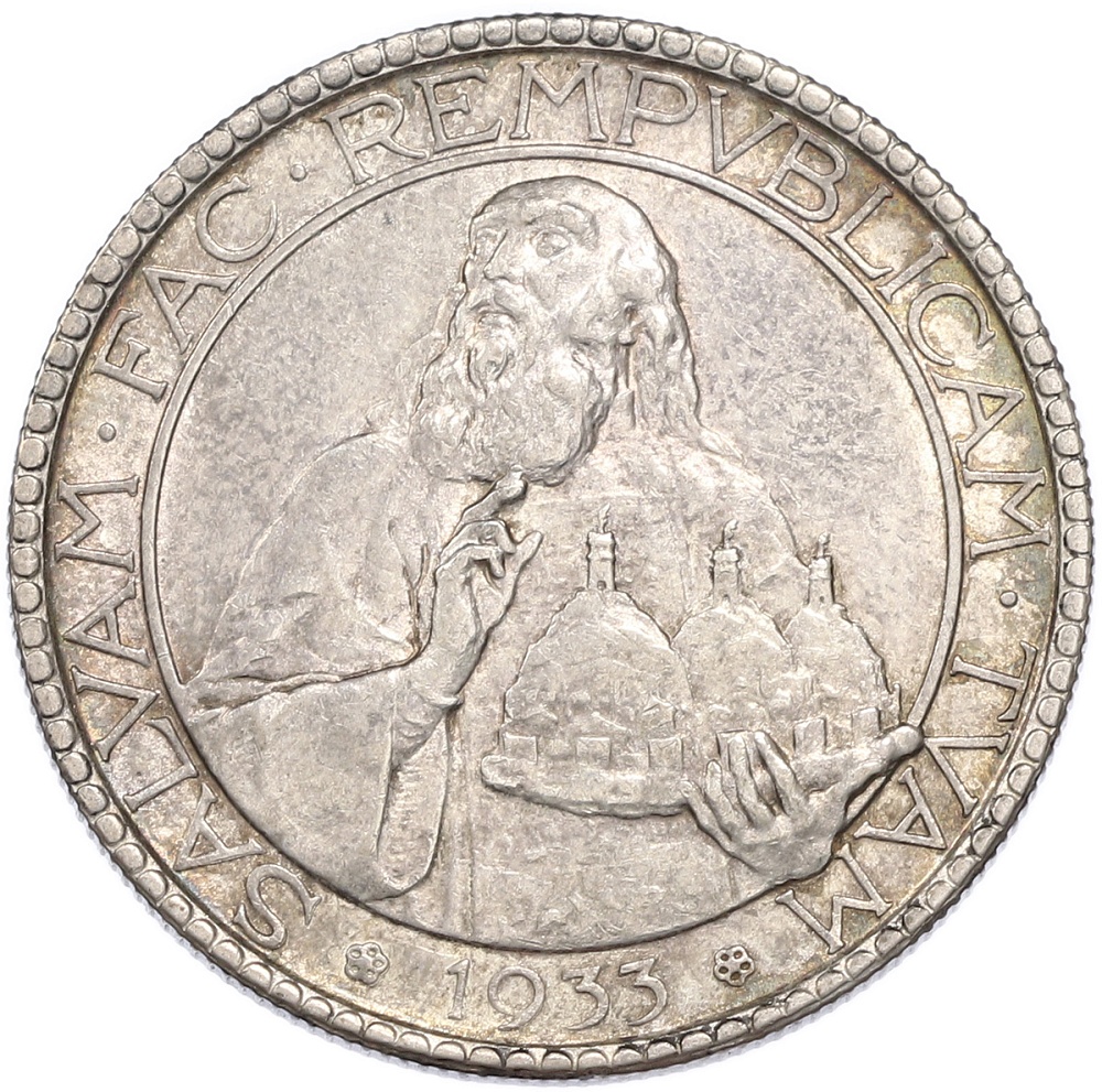 20 лир 1933 года Сан-Марино — Фото №1