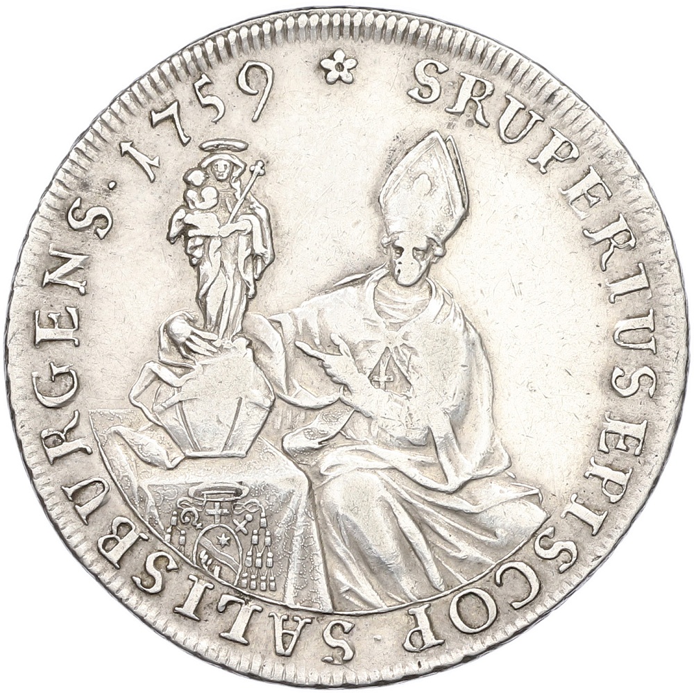 1 талер 1759 года Зальцбург — Фото №1