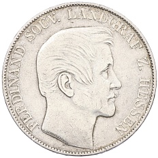 1 союзный талер 1861 года Гессен-Хомбург — Фото №1
