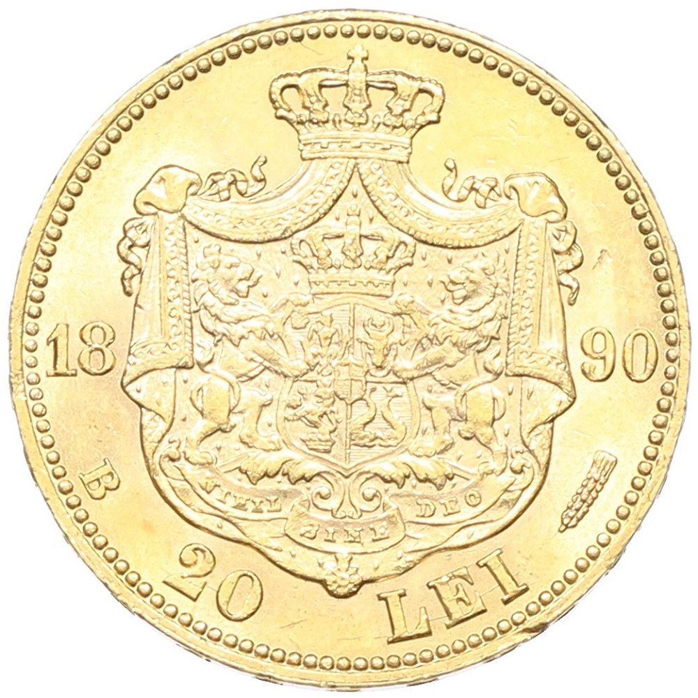 20 лей 1890 года Румыния — Фото №2