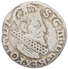 3 гроша 1620-1624 года Польша — Сигизмунд III — Фото №1