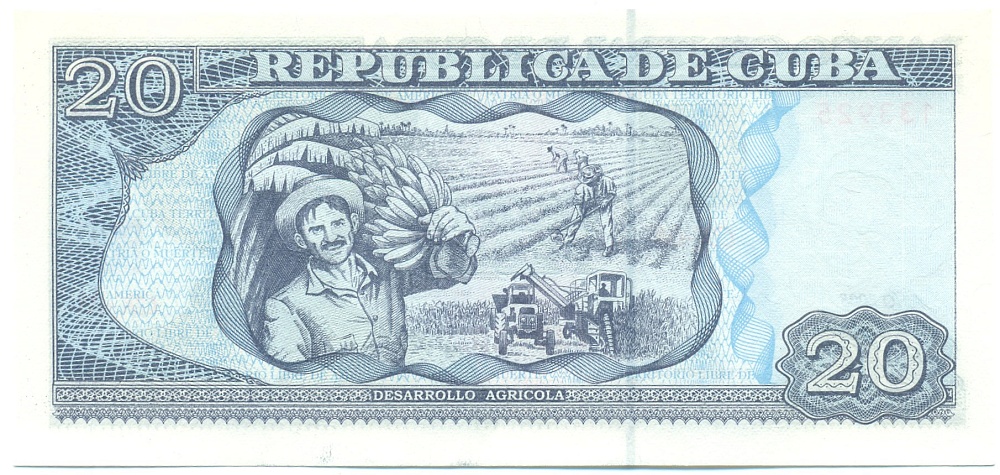 20 песо 2008 года Куба — Фото №2