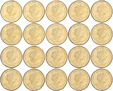 Набор из 20 монет 1 доллар 2023 года Австралия «Австралийская футбольная лига» (в буклете) — Фото №2