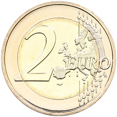 2 евро 2007 года Монако «25 лет со дня смерти Принцессы Монако Грейс Келли» — Фото №2