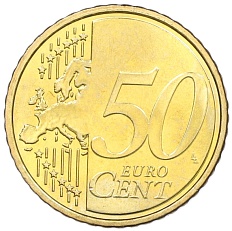 50 евроцентов 2007 года Словения — Фото №2